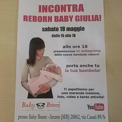 Sabato 18 Maggio: Reborn Baby Giulia 