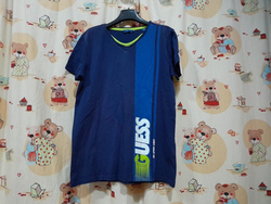 Guess-12a-tshirt blu