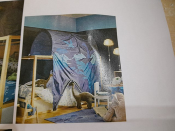 IKEA-Tenda per letto a castello, motivo Dinosauri