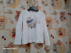 Mayoral-5A-tshirt bianca con stampa cappelli