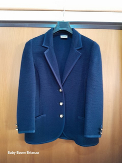 Liola'-44-Blazer blu tricot