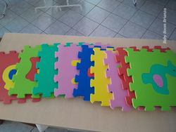Tappeto puzzle spugna 9 pezzi (animali)