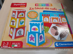 Clementoni-Sapientino baby Montessori-La torre dei cubi