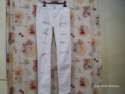 Silvian Heach-16A-Jeans bianco con strappi 