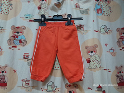 0/3M-Pantalone tuta arancione 