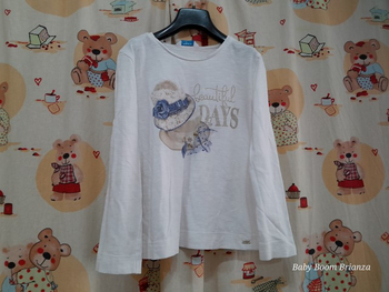 Mayoral-5A-Tshirt bianca stampa cappelli 