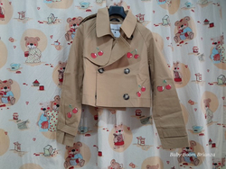 Front Street 8-12A-Giacca Cherries Girl Trench Beige 