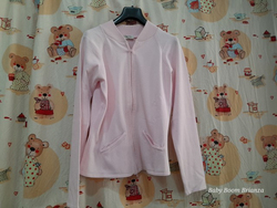 12A-Cardigan rosa con zip 