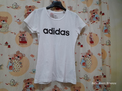 Adidas-13/14A-Tshirt bianca 