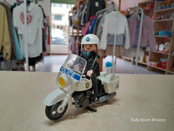 Playmobil-3564-Poliziotto con motocicletta 