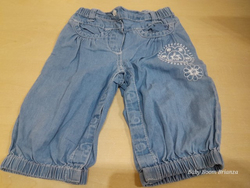 Prenatal-6/9M-Jeans morbido ricamato 