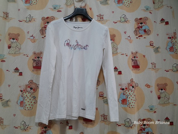 Pepe Jeans-16A-tshirt bianca 